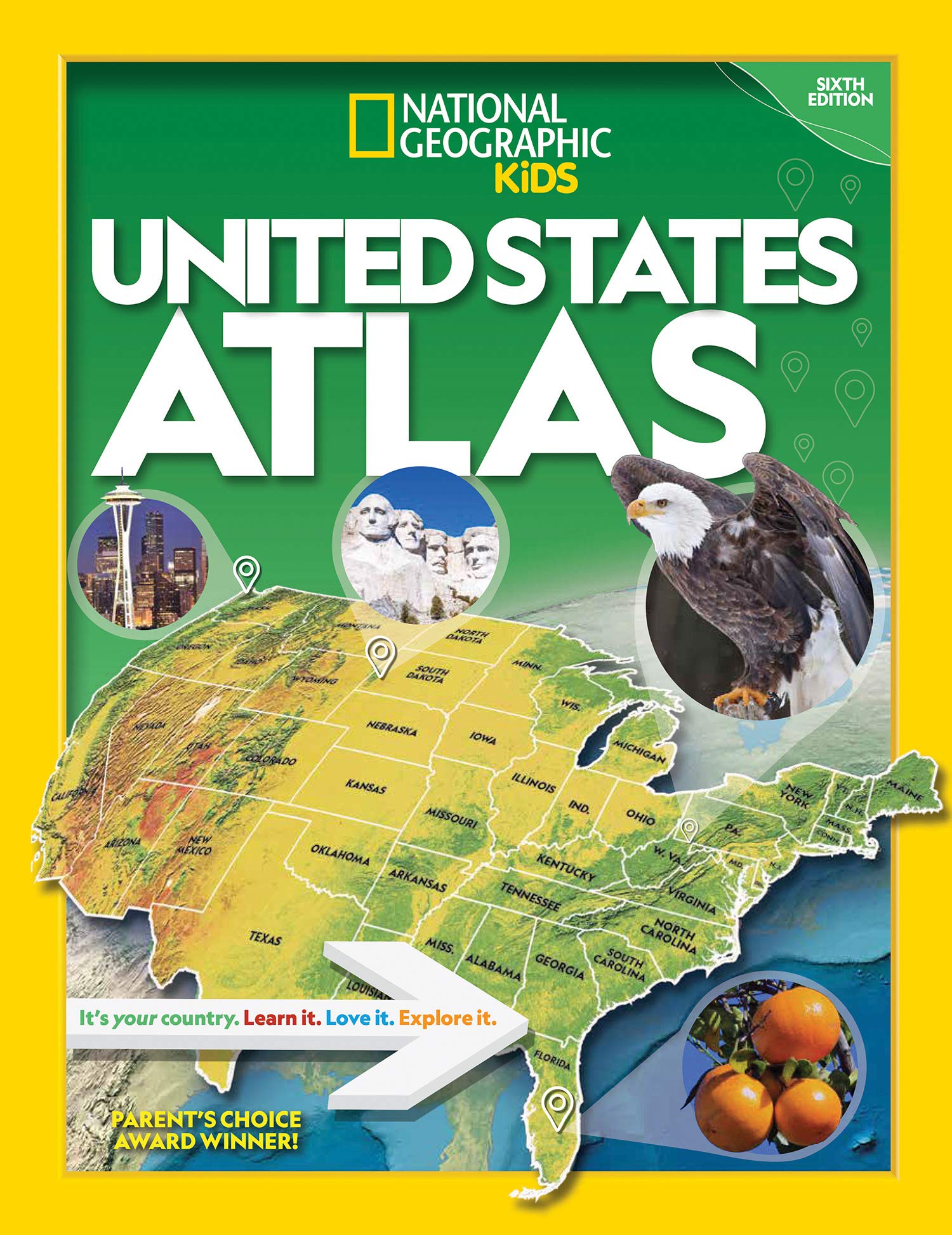 Kids atlas book cover